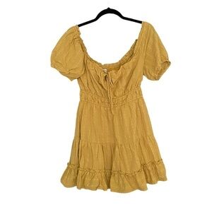 LOST + WANDER Summer Checklist Mini Dress
Mustard Yellow S